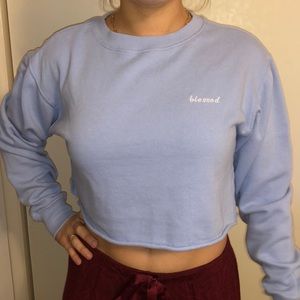 🌀Cropped Crewneck